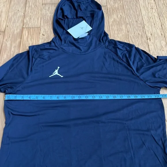 Jordan Team 23 Alpha L/S Hooded Top Navy - Picture 10 of 10